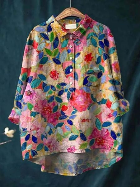 Lynor™ | Modern Floral Printed Shirt