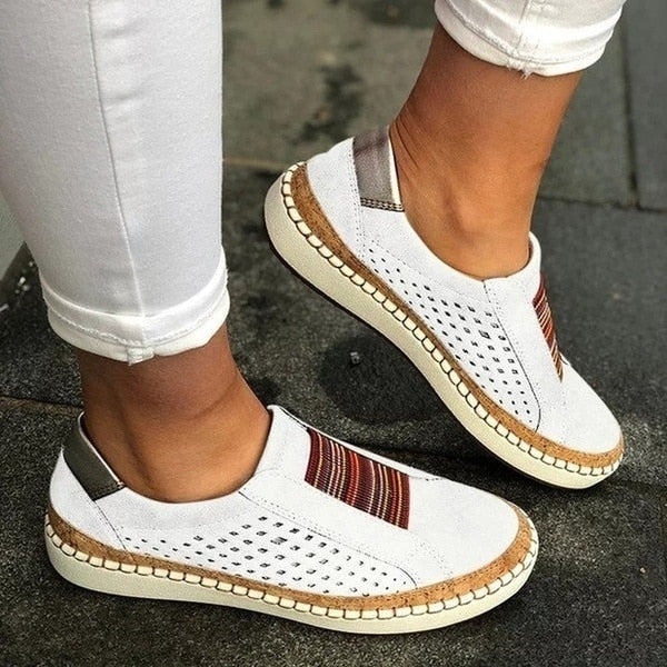 Lynor™ | Urban Stripe Slip-On Walk Easy