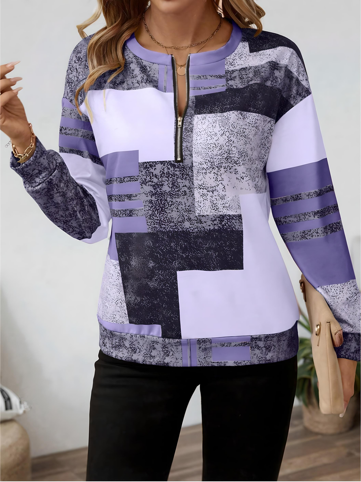 Lynor™ | Chic Vintage-Inspired Sweatshirt