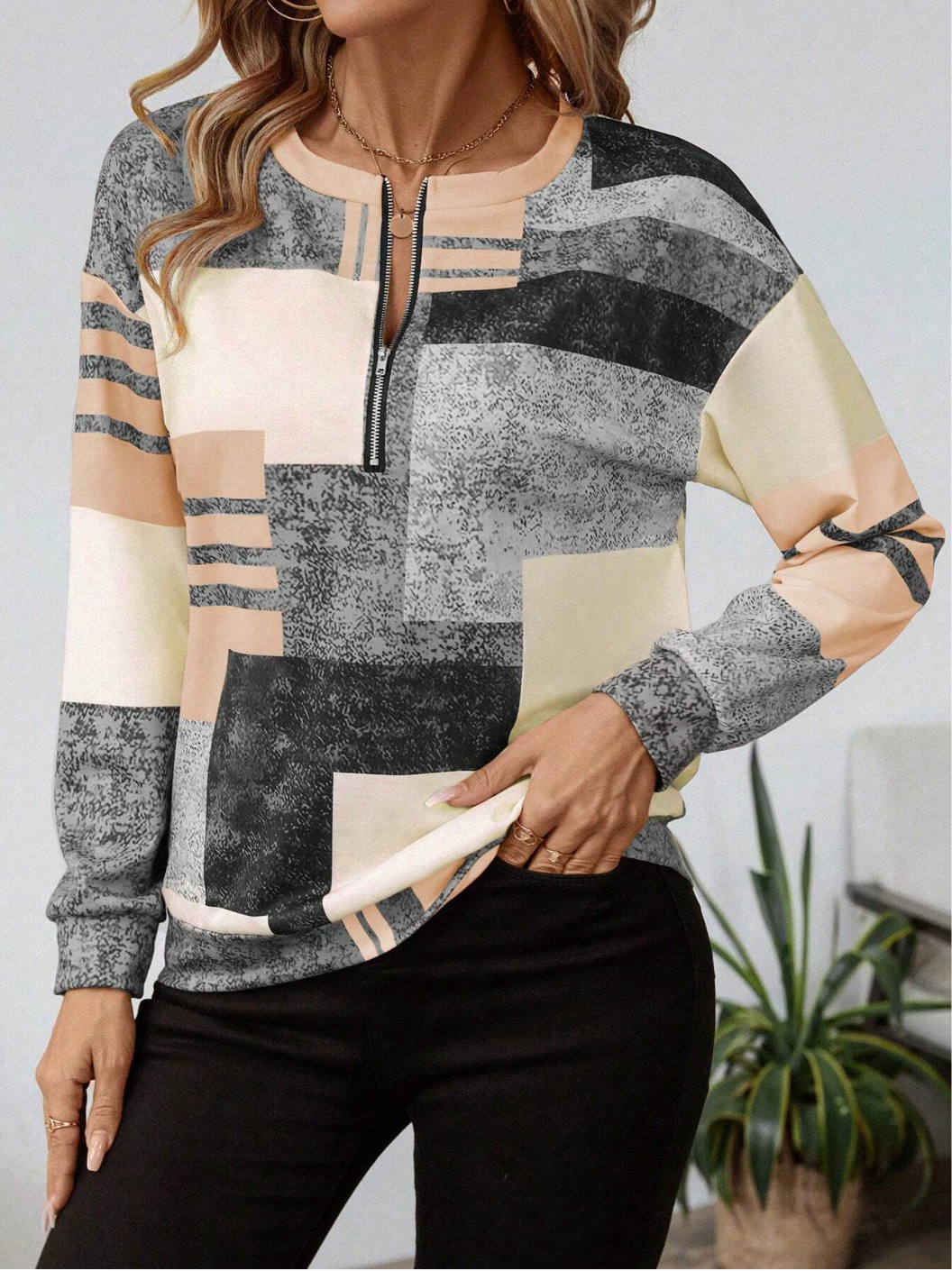 Lynor™ | Chic Vintage-Inspired Sweatshirt
