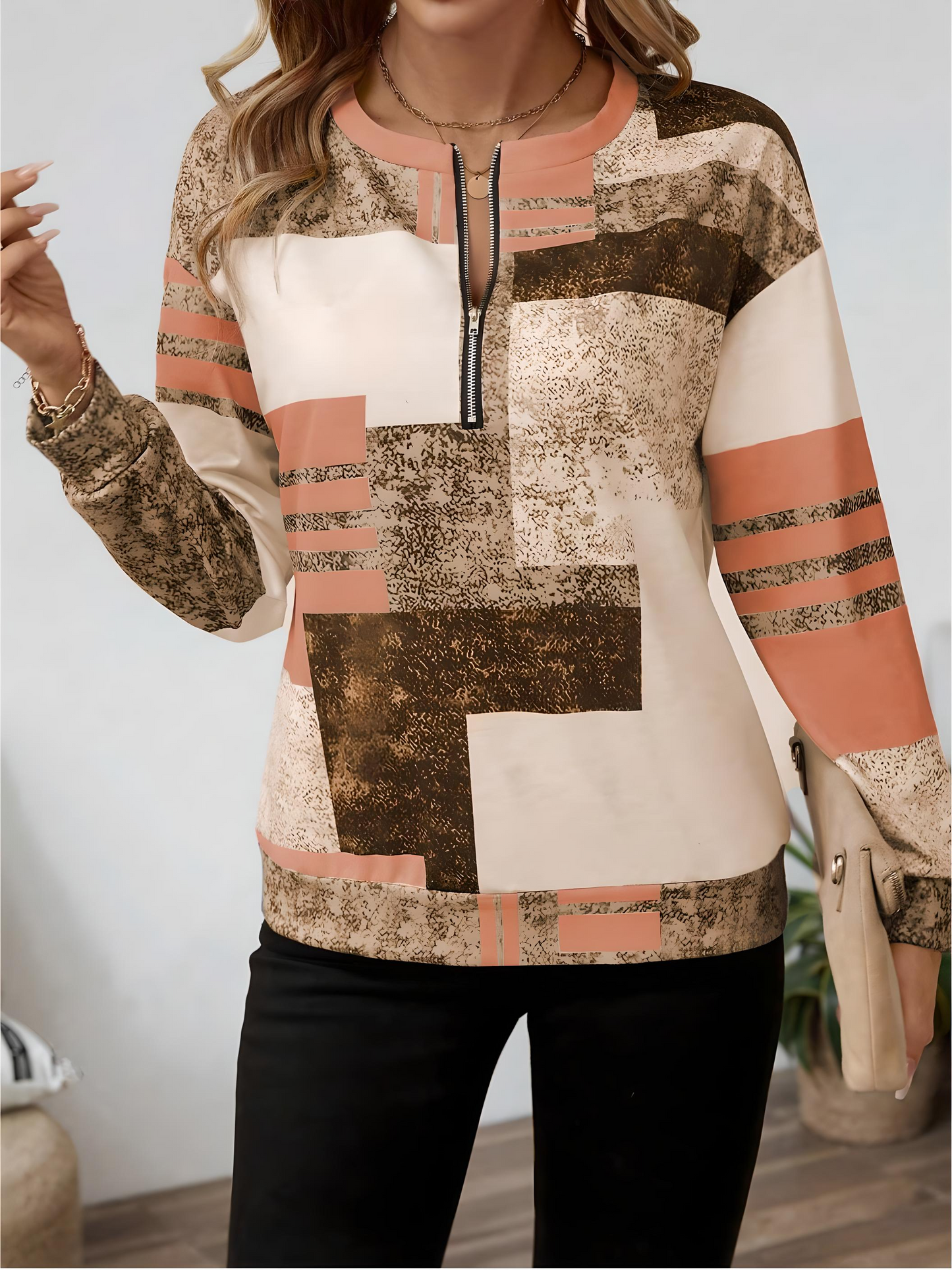 Lynor™ | Chic Vintage-Inspired Sweatshirt