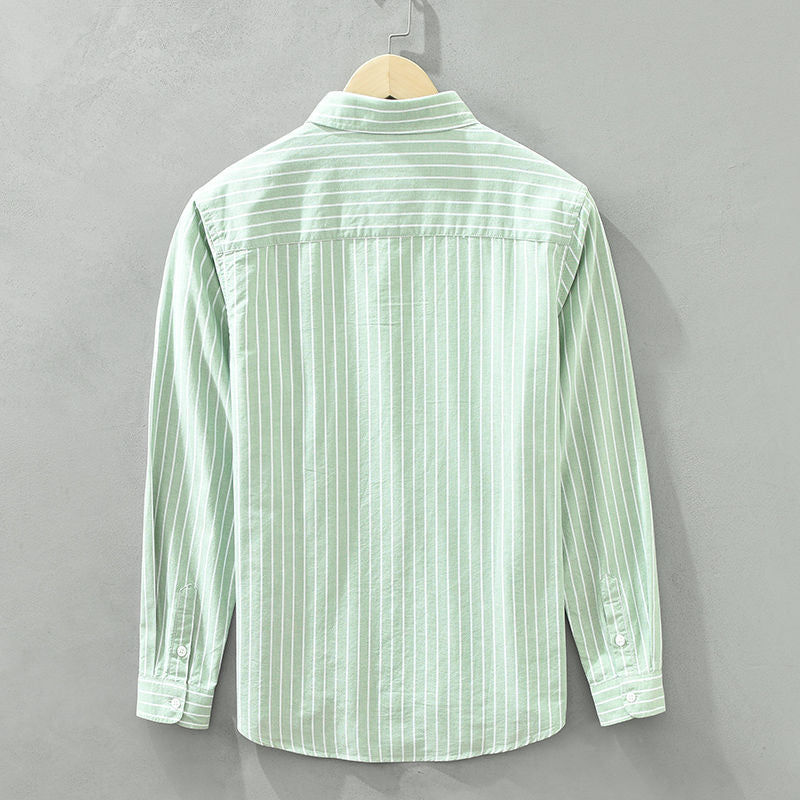 Lynor™ | Premium Linen Striped Shirt