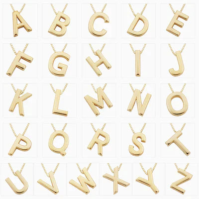 Lynor™ | Love Letter Initial Necklace – Personalized 18K Gold with Sentimental Charm