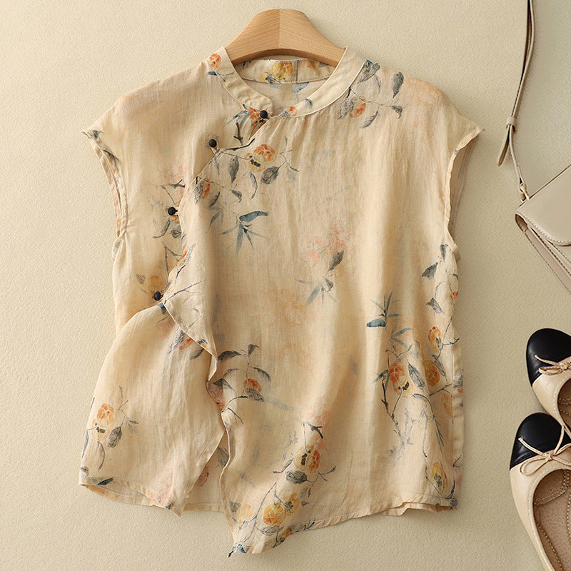 Lynor™ | Elegant Summer Drape Top
