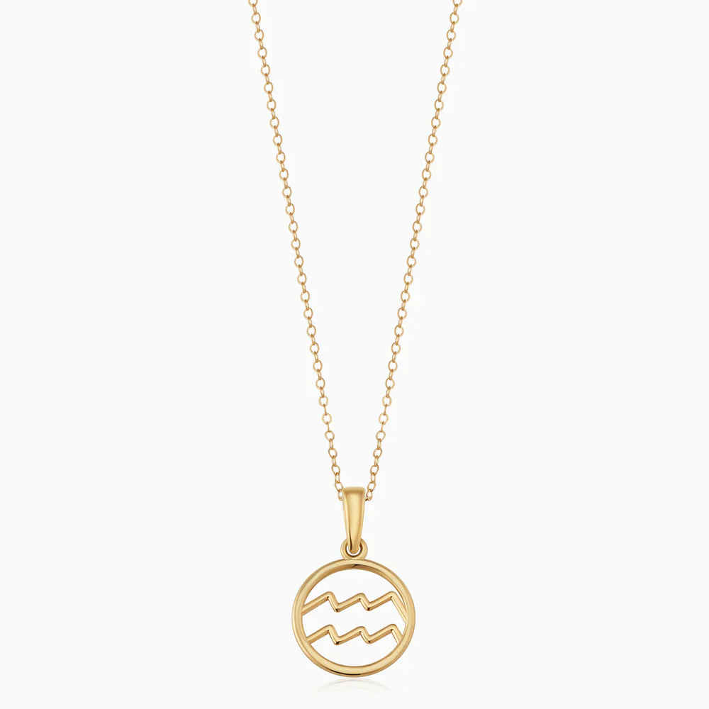 Lynor™ | Zodiac Necklace – Personalized 18K Gold with Celestial Charm