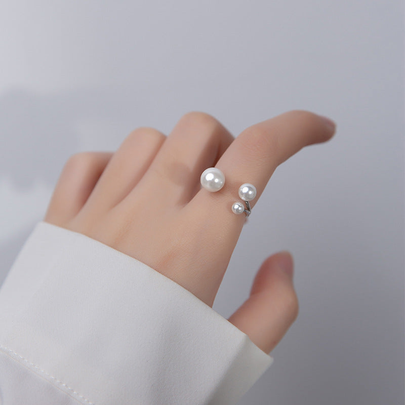 Lynor™ | Triple Adjustable Freshwater Pearl Ring
