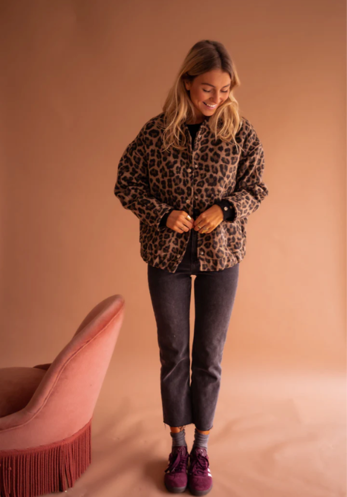 Lynor™ | Leopard Bomber Jacket – Bold Street Style with a Fierce Twist