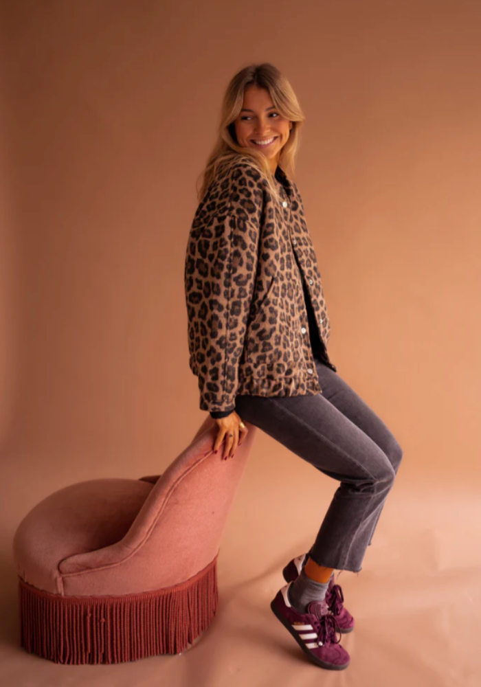 Lynor™ | Leopard Bomber Jacket – Bold Street Style with a Fierce Twist