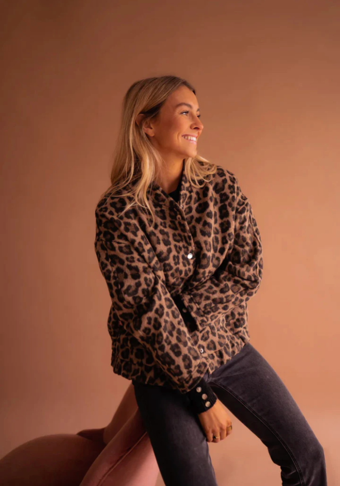 Lynor™ | Leopard Bomber Jacket – Bold Street Style with a Fierce Twist
