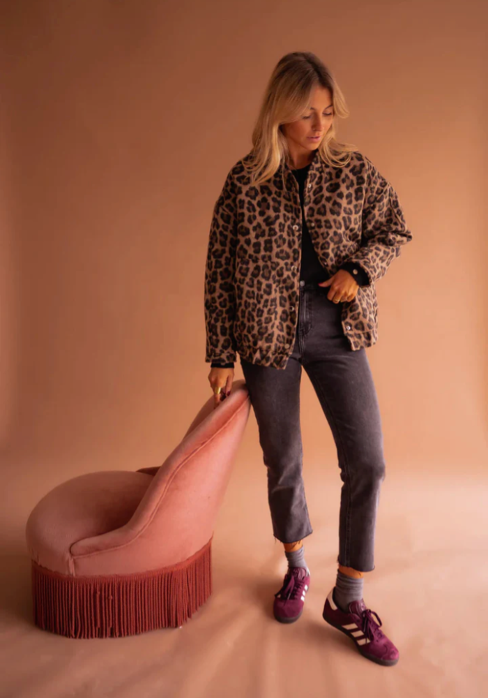 Lynor™ | Leopard Bomber Jacket – Bold Street Style with a Fierce Twist