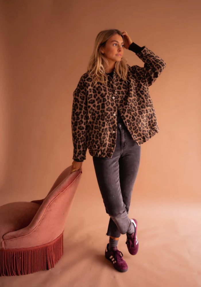 Lynor™ | Leopard Bomber Jacket – Bold Street Style with a Fierce Twist