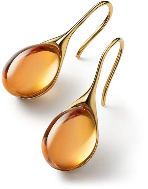 Lynor™ | Crystal Drop Earrings in Gold & Silver – Radiance in Every Drop