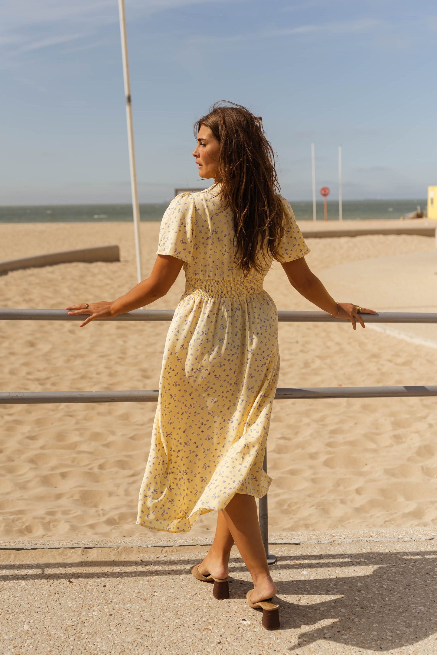 Lynor™ | Floral Summer Midi Dress – Light, Elegant & Perfectly Breezy