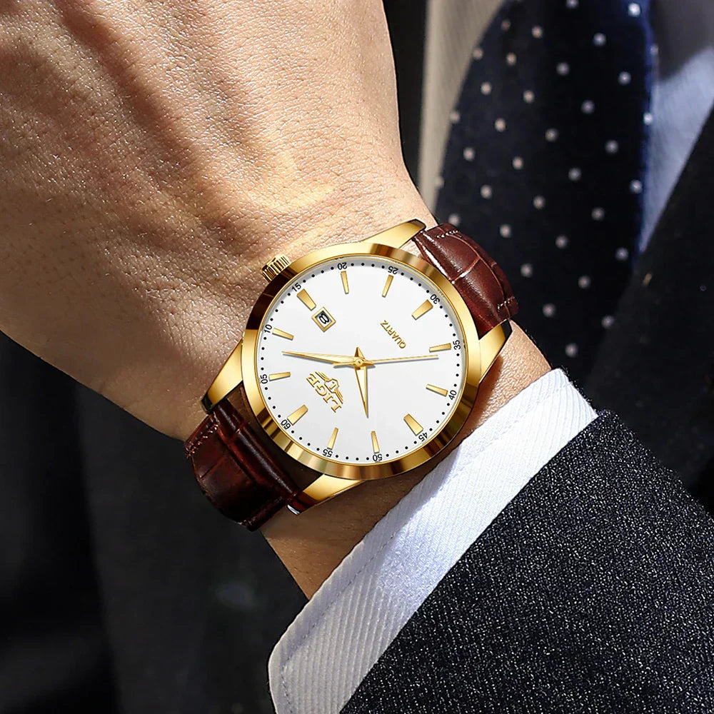 Lynor™ | Military Leather Watch