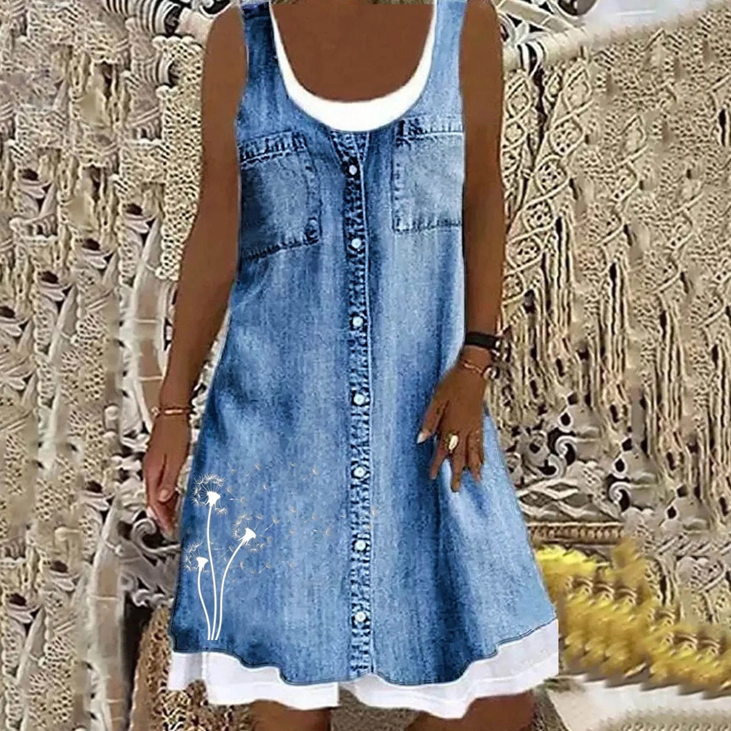 Lynor™ | Soft & Elegant Denim Dress