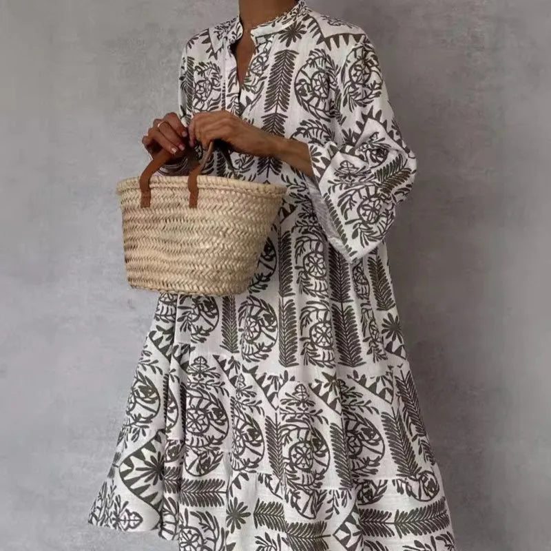 Lynor™ | Casual Loose Fit Dress – Stylish Comfort with a Relaxed Silhouette