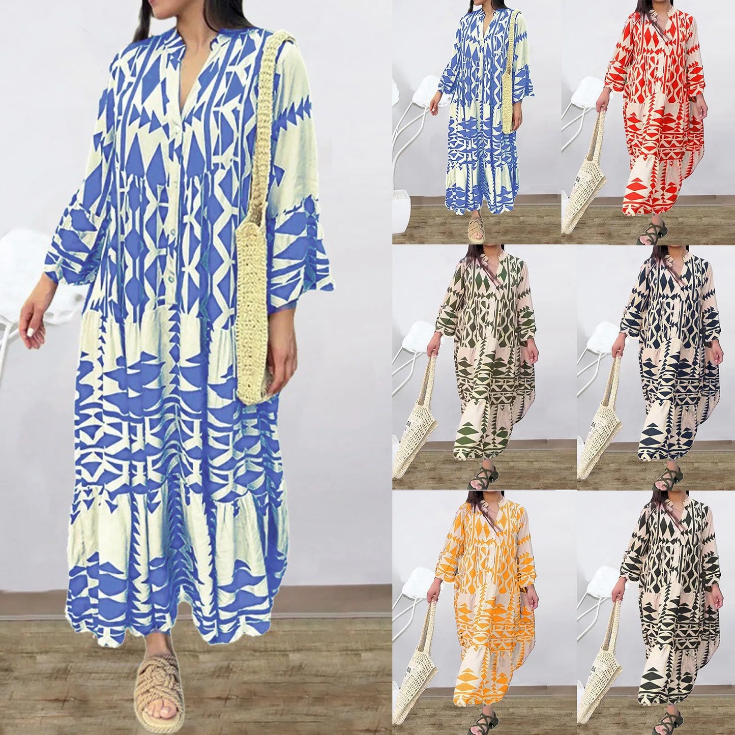 Lynor™ Light & Flowing Midi Dress – For Effortless Elegance