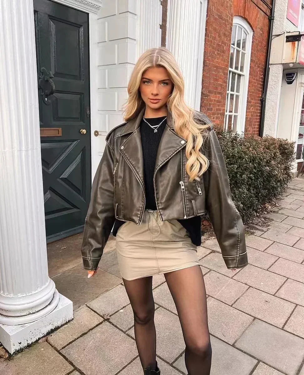 Lynor™ | Fashionable leather jacket