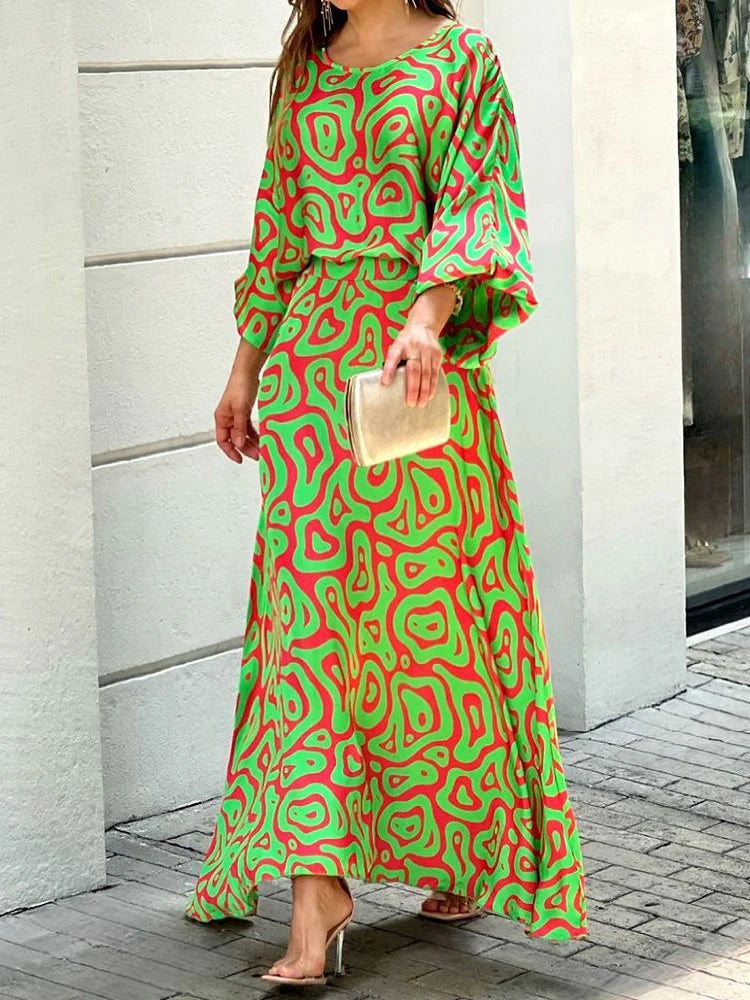 Lynor™ | Knit Two-Piece Set with Long Skirt & Sleek Top