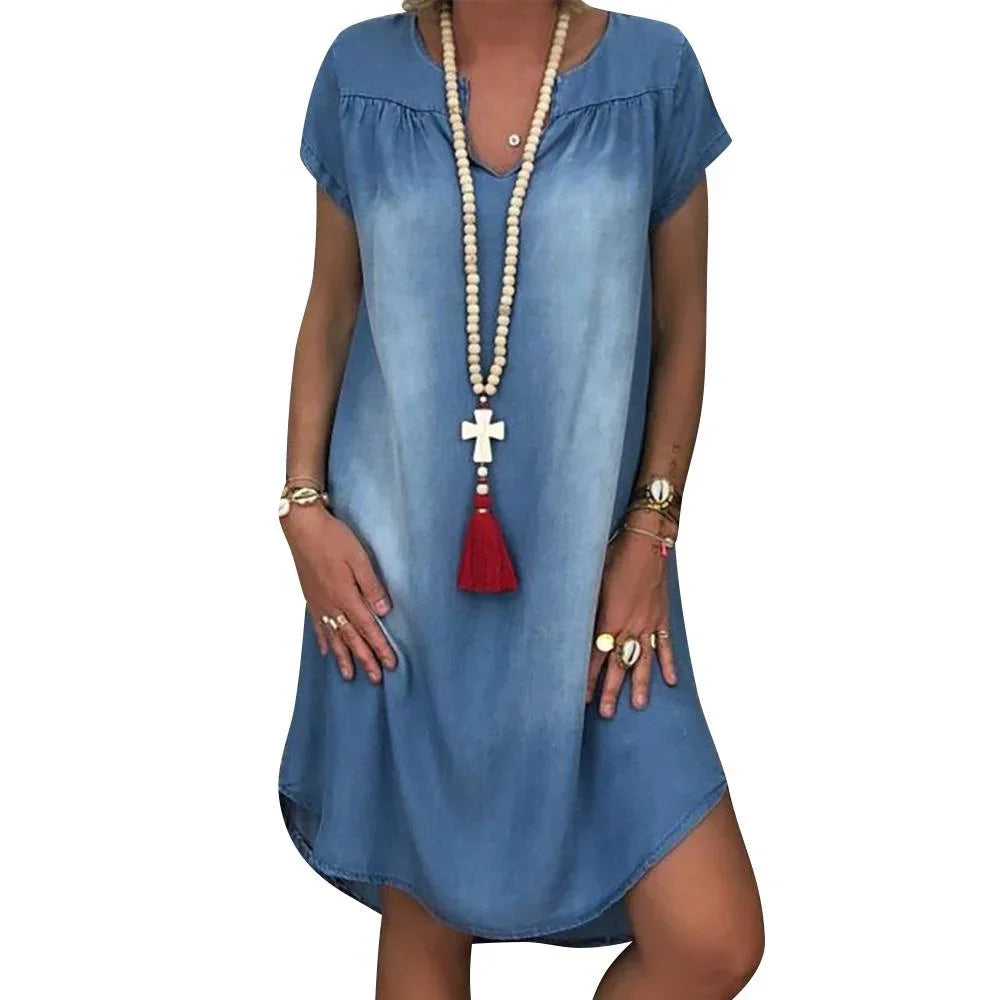 Lynor™ | Relaxed Denim Summer Dress