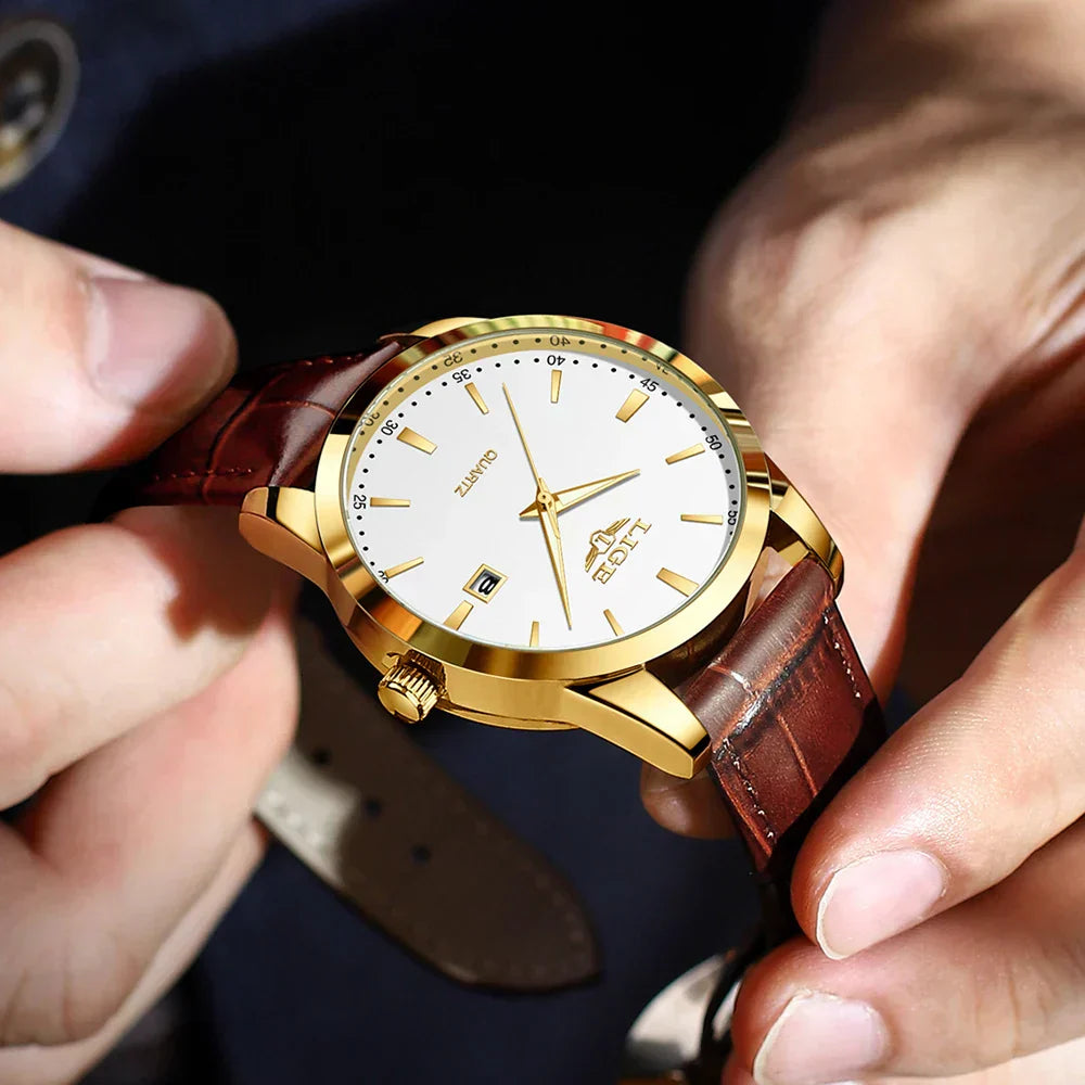 Lynor™ | Military Leather Watch