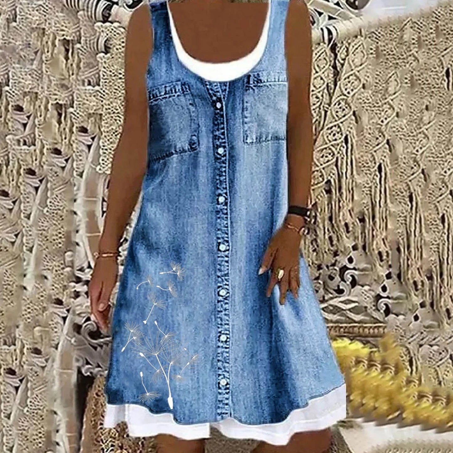 Lynor™ | Soft & Elegant Denim Dress