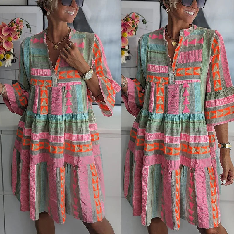 Lynor ™ | Casual Loose Fit Dress – Effortless Style with All-Day Comfort