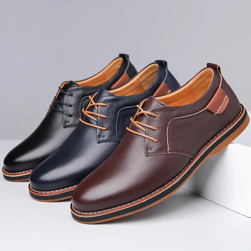 Lynor™ | Men’s Signature Leather Shoes