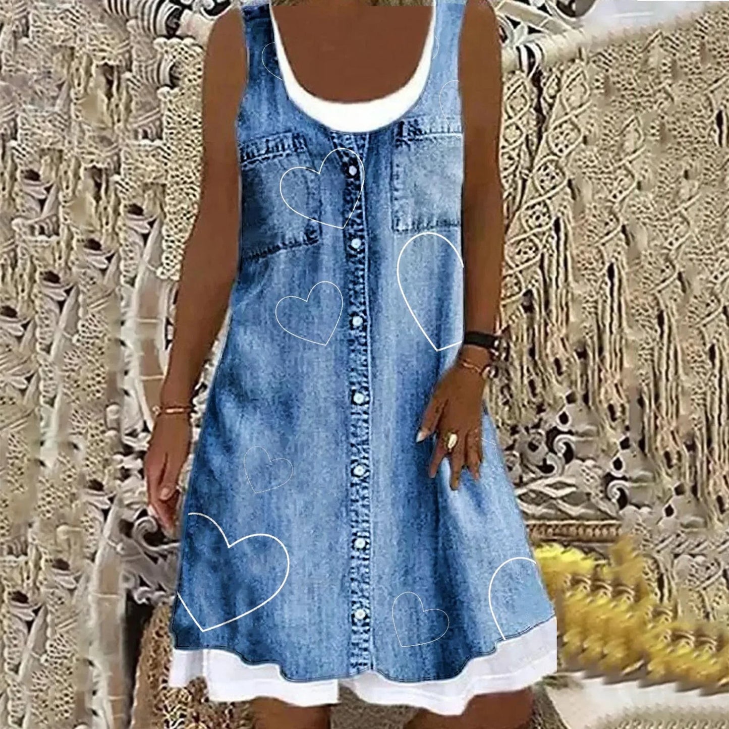 Lynor™ | Soft & Elegant Denim Dress