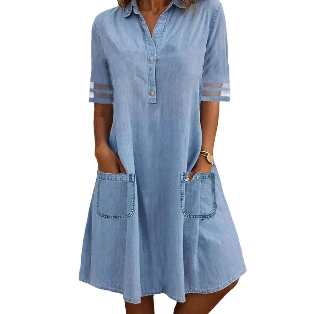 Lynor™ | Denim Lightweight Dress
