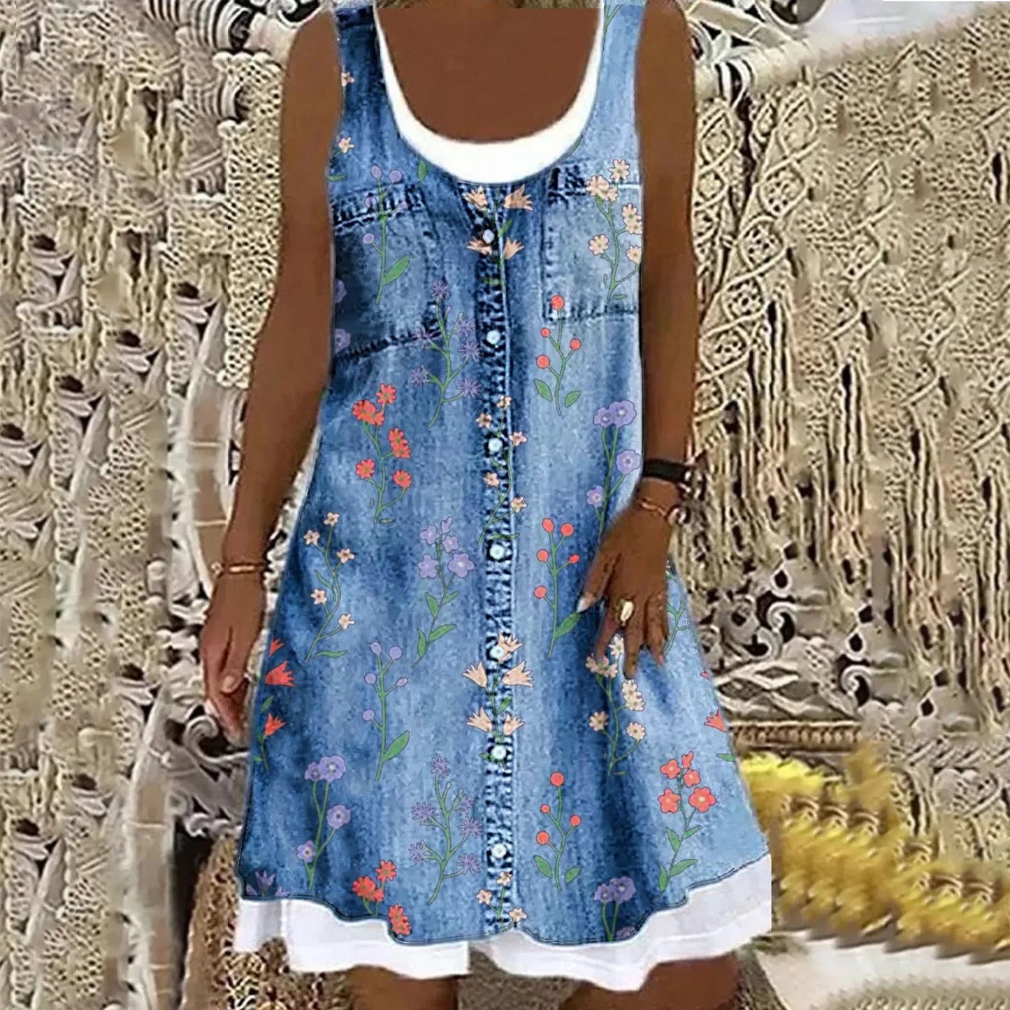 Lynor™ | Soft & Elegant Denim Dress