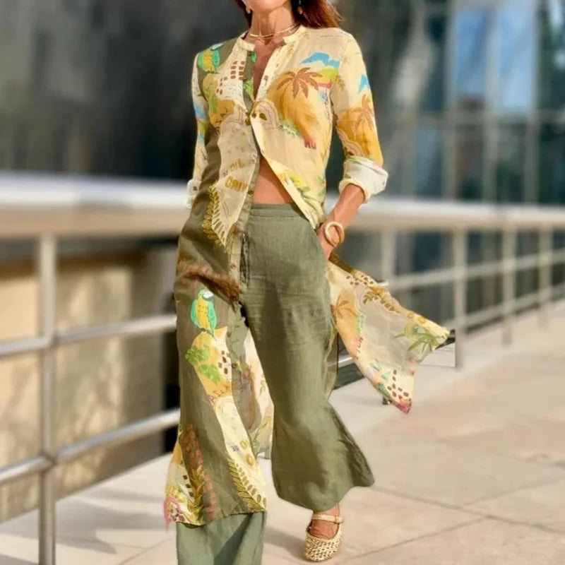 Lynor™ | Linen Co-ord Set – Elegant & Effortless