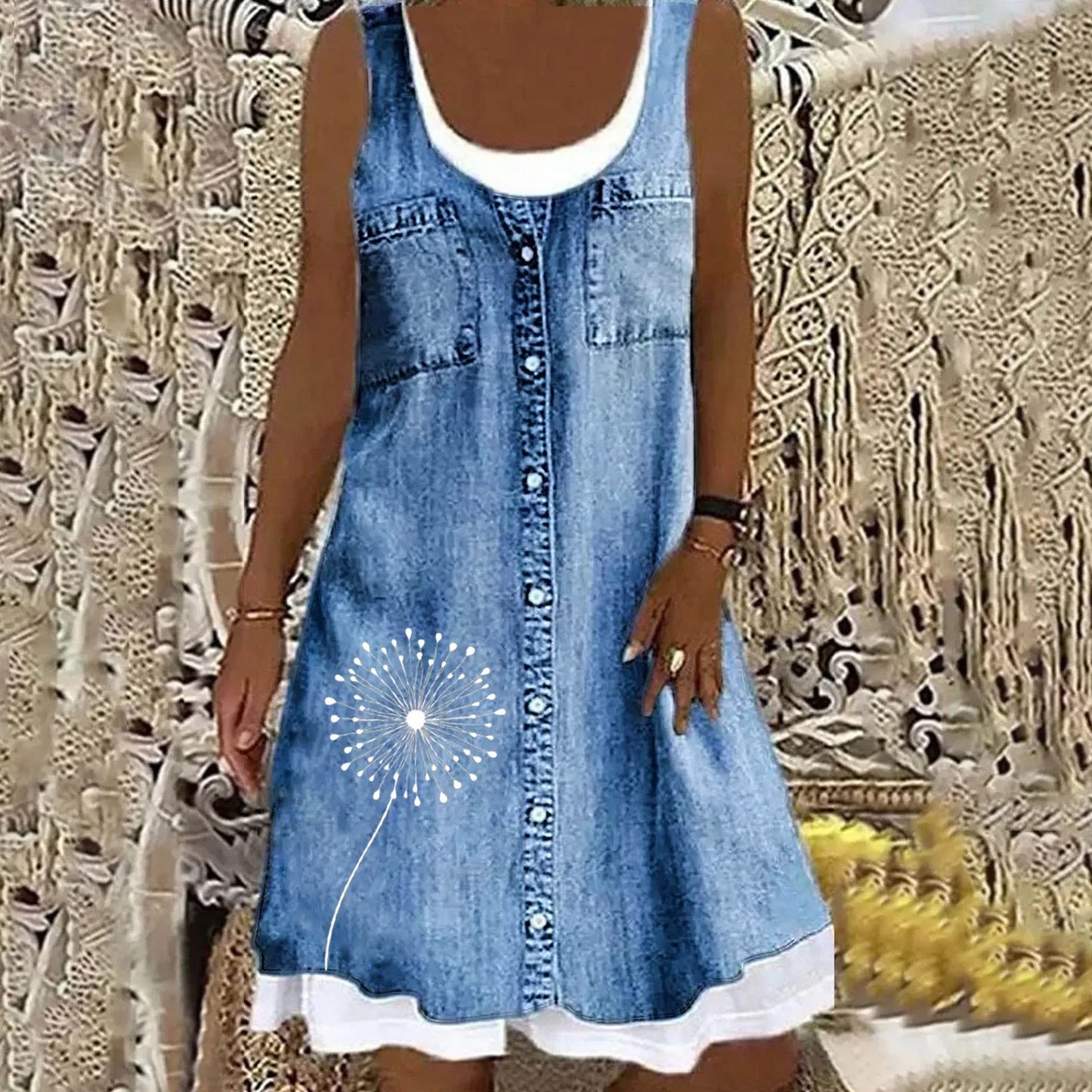 Lynor™ | Soft & Elegant Denim Dress