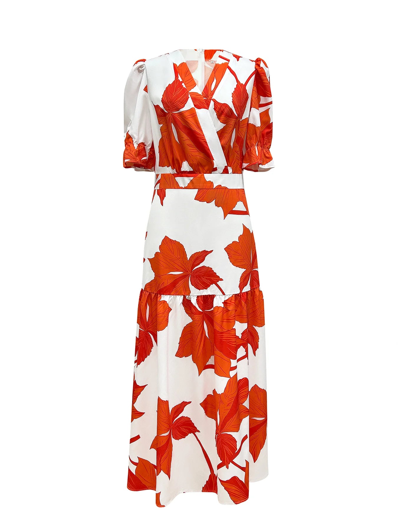 Lynor™ | Elegant Floral Wrap Dress for Sun-Drenched Days