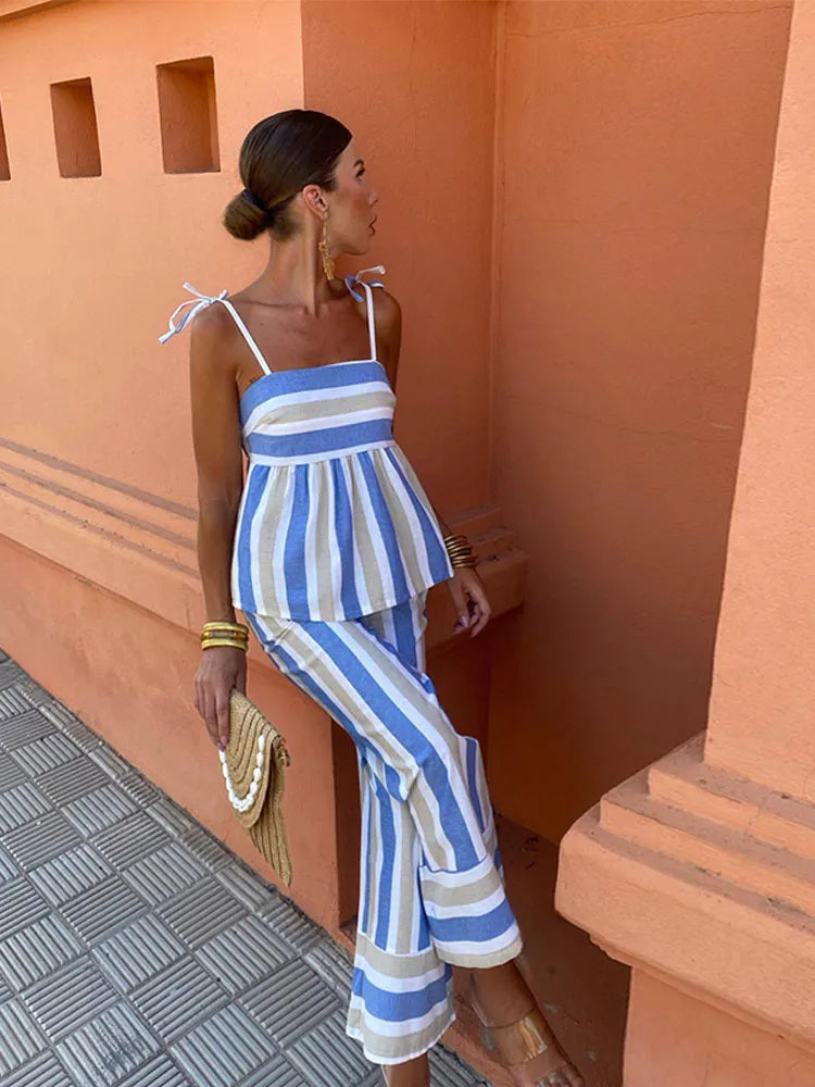 Lynor™ | Printed Summer Trousers Set