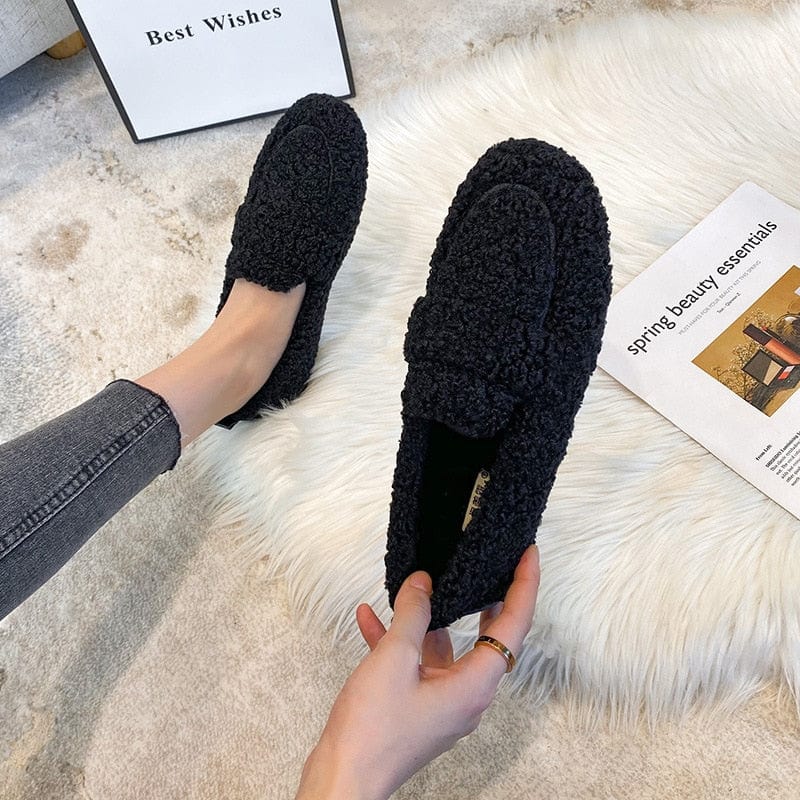Lynor™ | Fluffy Comfort Loafers for Cozy Elegance