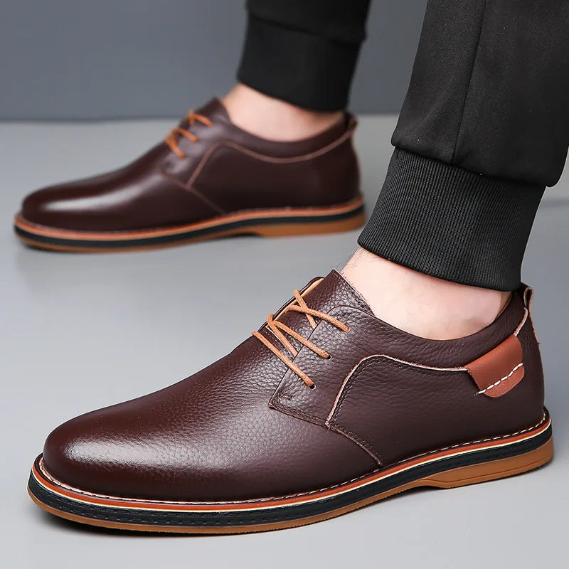 Lynor™ | Men’s Signature Leather Shoes