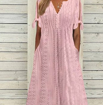 Lynor™ SoftBloom Dress – Gentle Elegance & Flowing Comfort
