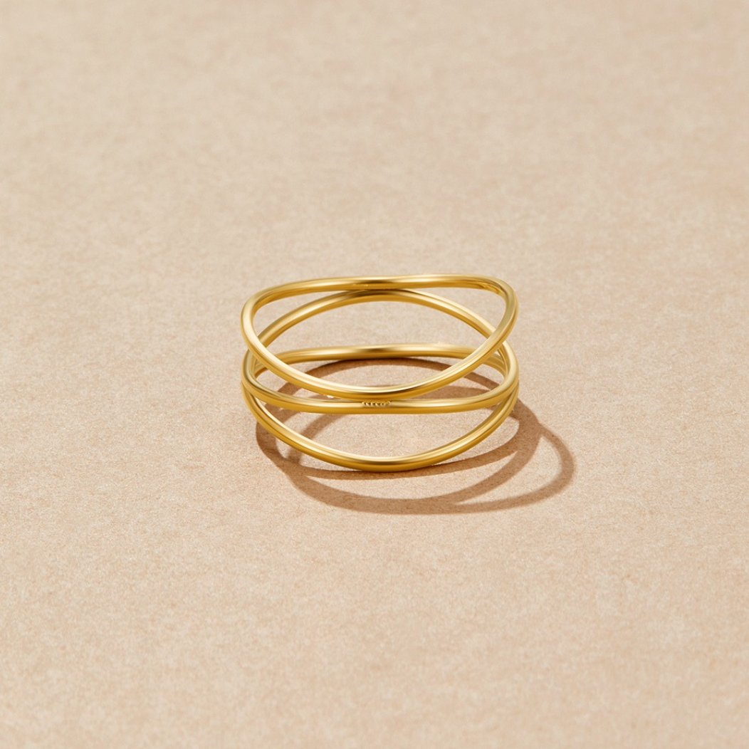 Lynor™ | Infinity Loop Gold Earrings