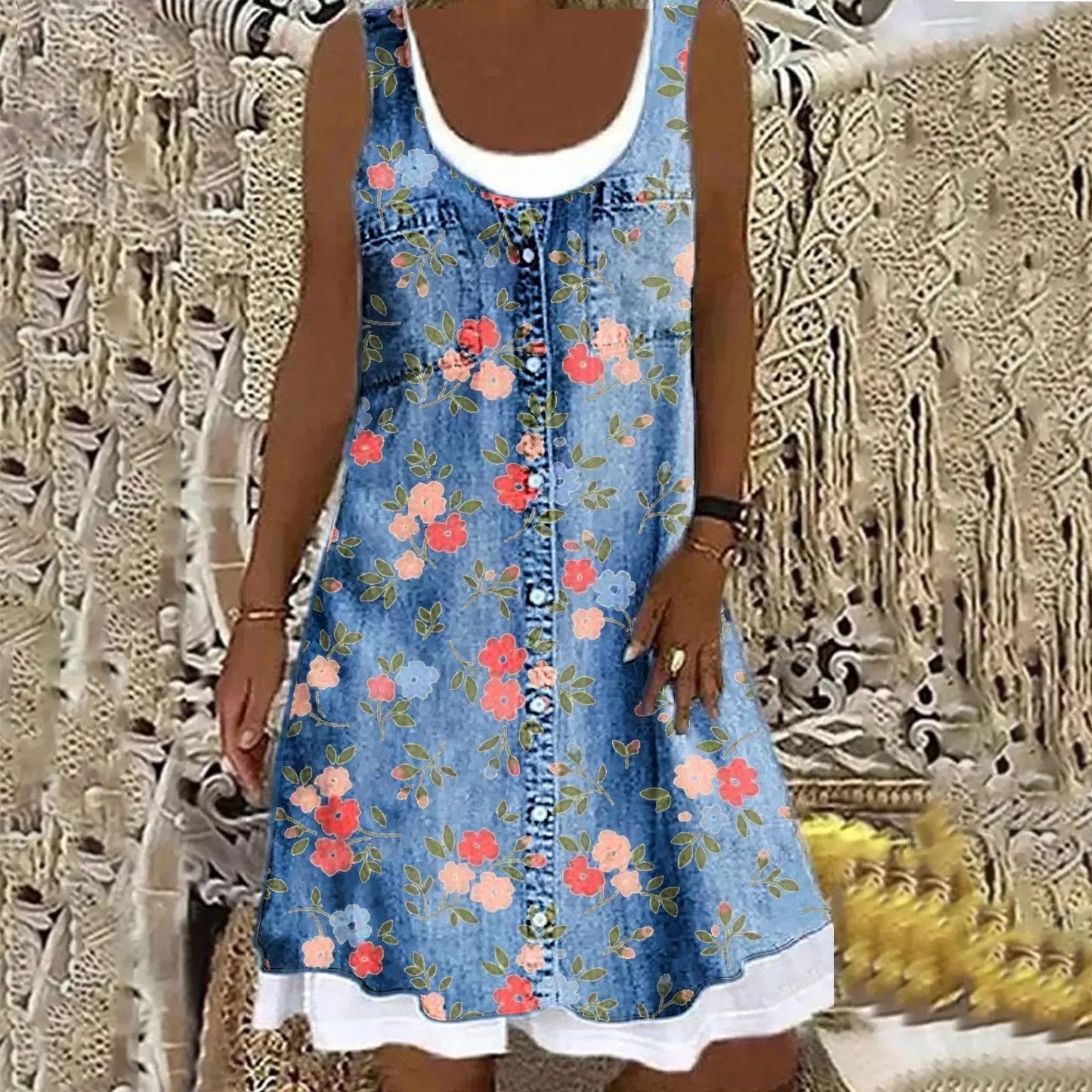Lynor™ | Soft & Elegant Denim Dress