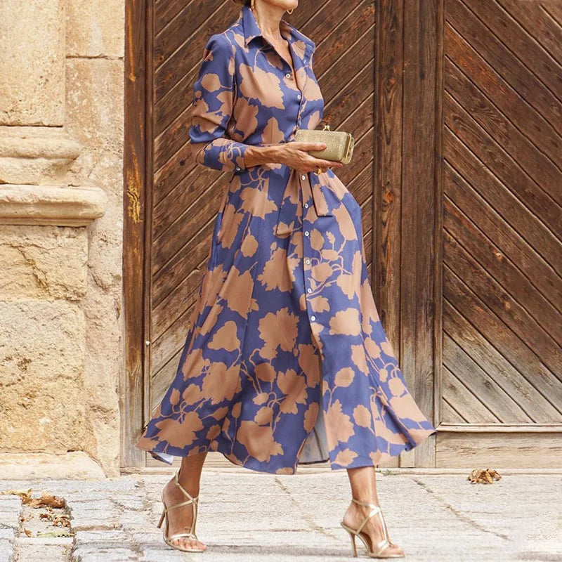 Lynor™ | Classic Shirt Dress – Timeless Structure with Everyday Sophistication
