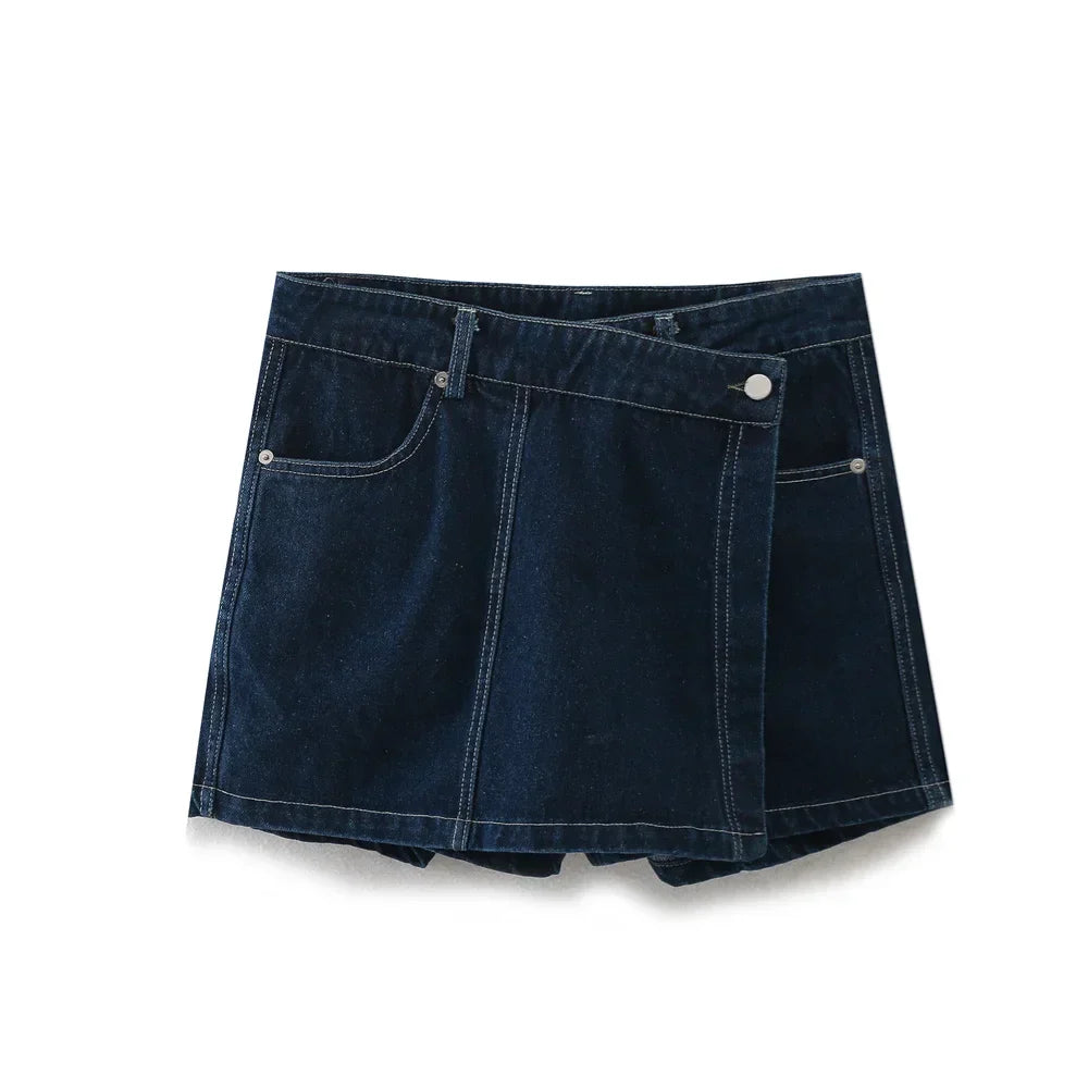 Lynor™ | V-Neck Denim Set