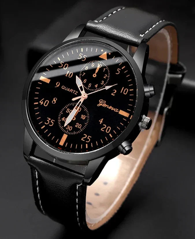 Lynor™ | 4-Piece Set with Fashion Watch and Bracelets