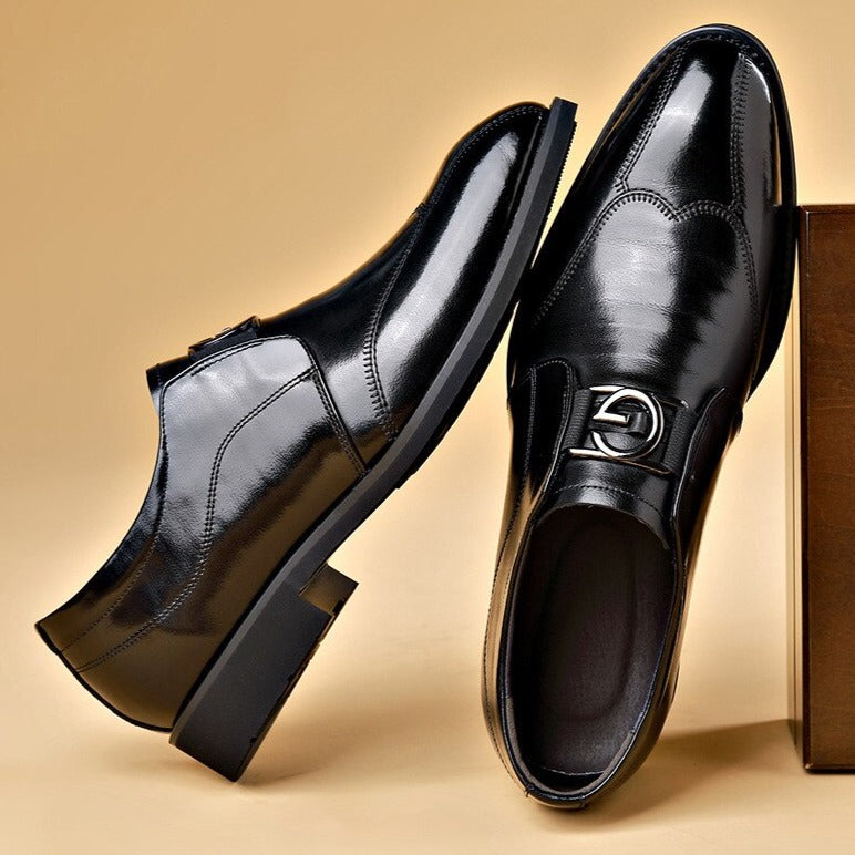 Lynor™ | Boss-style Leather Shoes