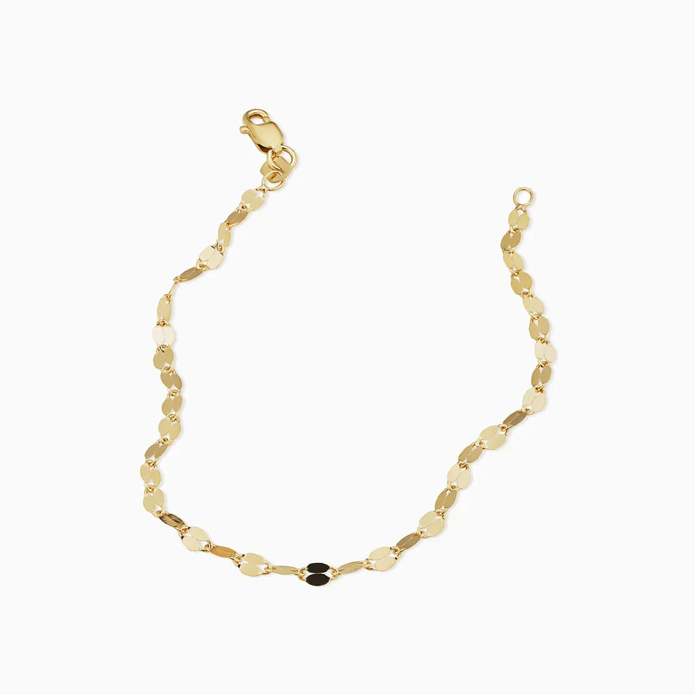 Lynor™ | Cabaret Bracelet – Glamorous 14K Gold with Vintage-Inspired Flair