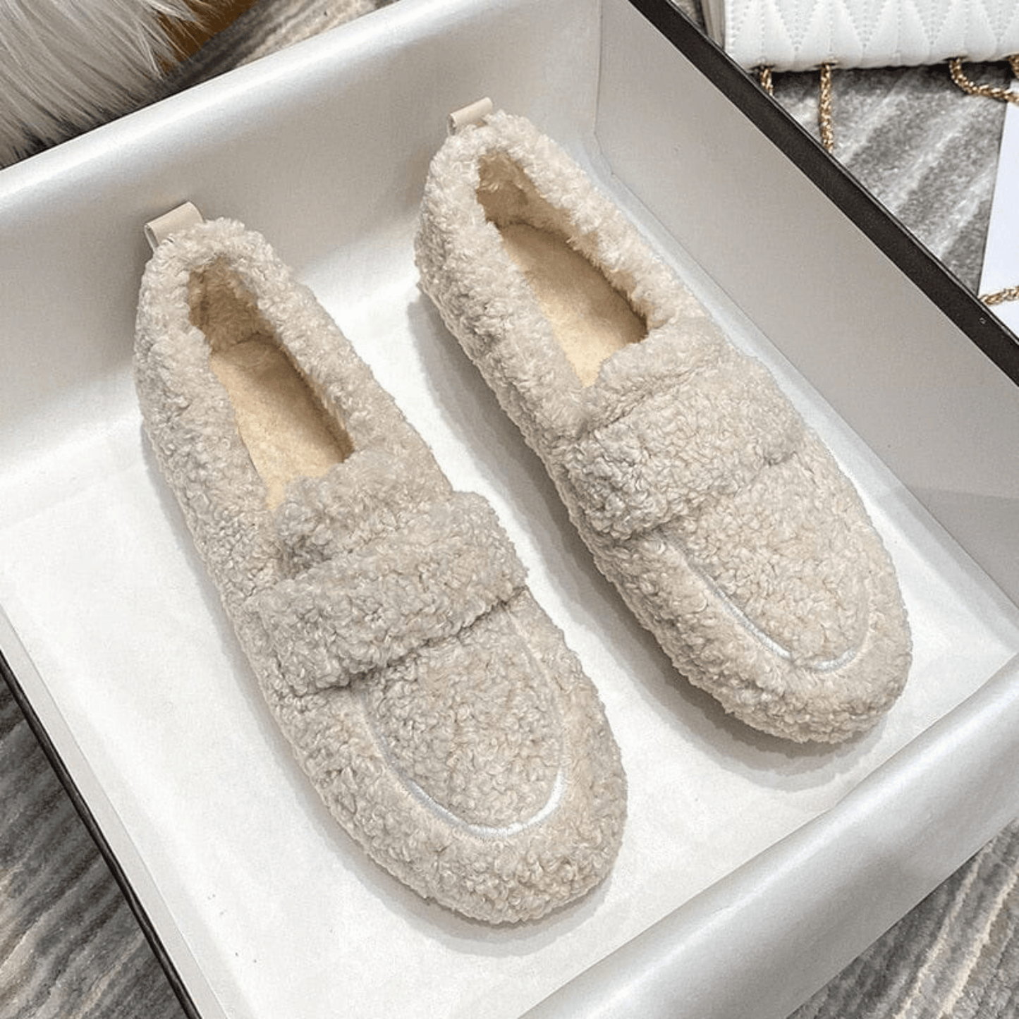 Lynor™ | Fluffy Comfort Loafers for Cozy Elegance