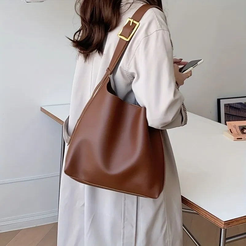 Lynor™ | Elegant leather shoulder bag