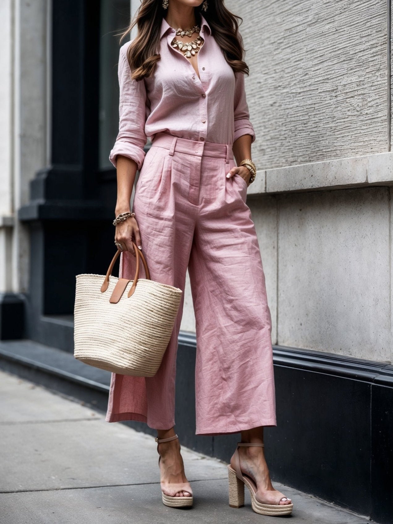 Lynor™ | Elegant Blush Pink Set