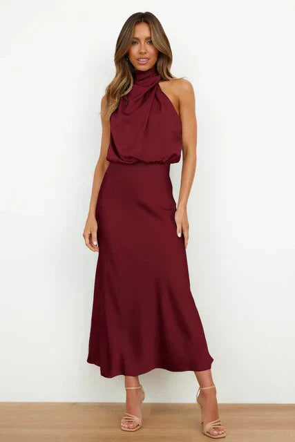 Lynor™ | Off-Shoulder Midi Dress