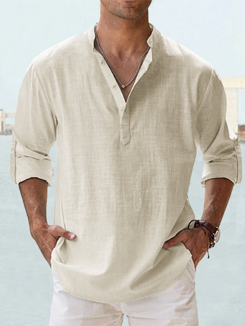 Lynor™ | Stylish Buttoned Henley Shirt